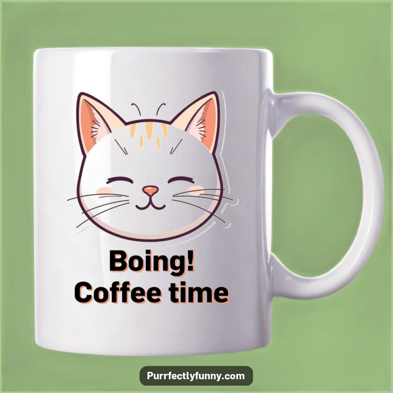 Funny Spring Whisker Cat Mug: A Quirky Gift for Cat Enthusiasts