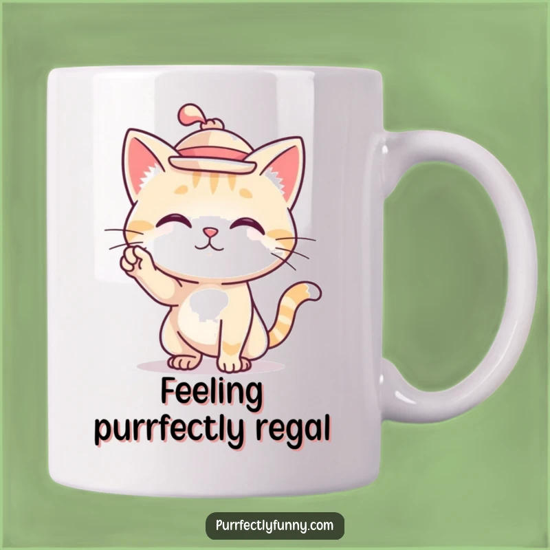 Funny Cat Hat Pose Mug: Stylish & Hilarious Feline Gift