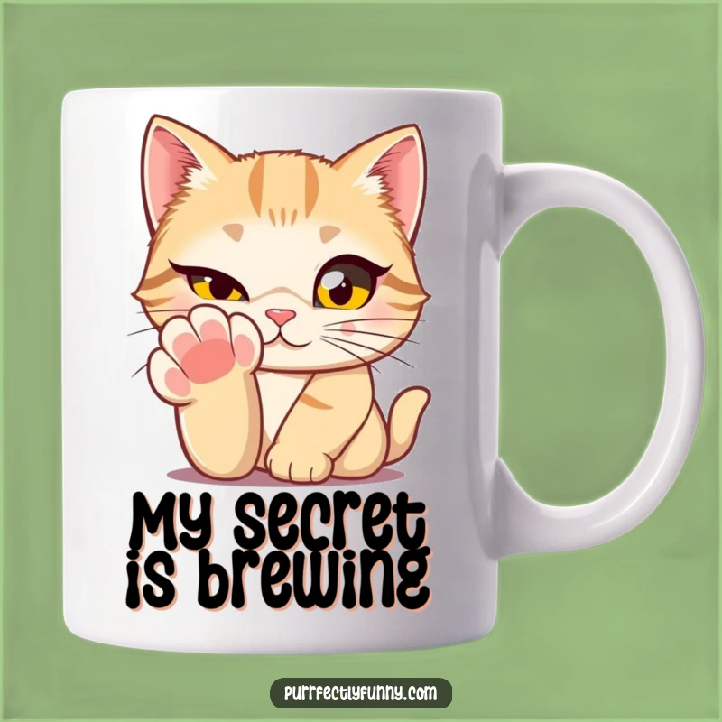 Funny Cat Winking Mug - Hilarious Big Eyes Feline Gift for Cat Lovers