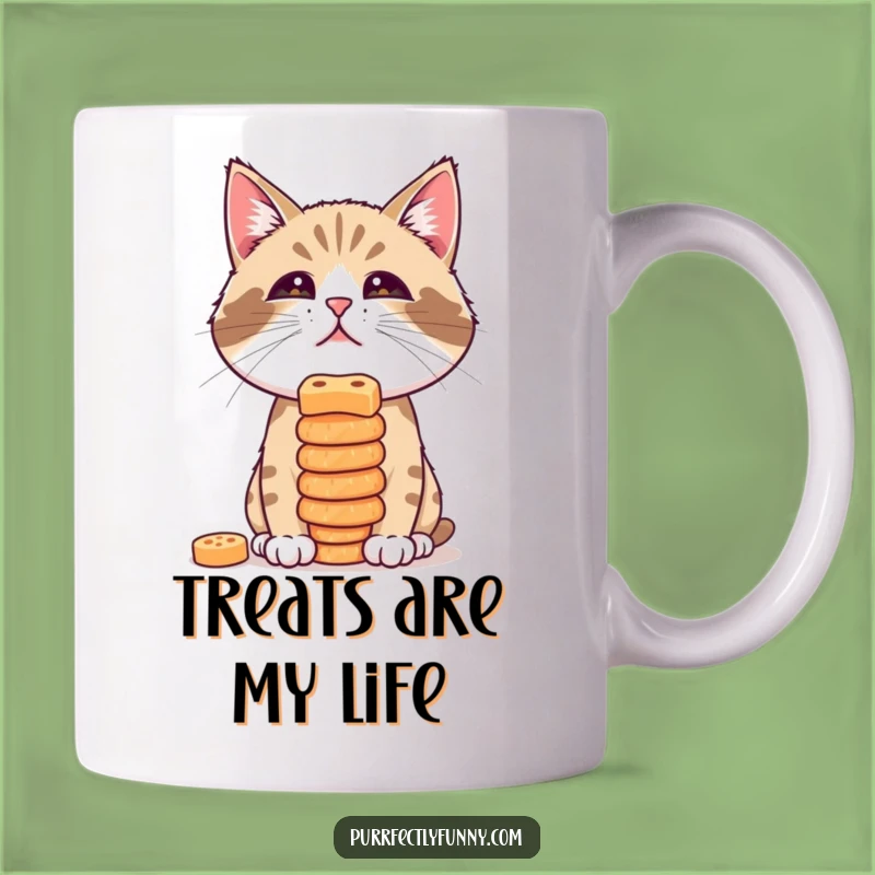 Funny Treat Balance Cat Mug: A Hilarious Gift for Foodies