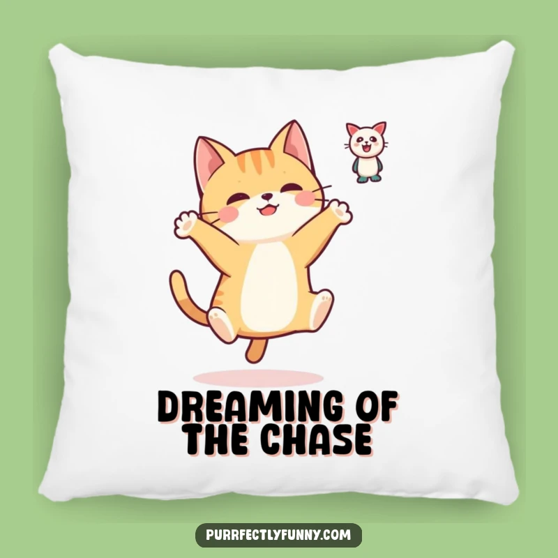 Funny Leaping Cat Pillow: Cozy Comfort & Hilarious Accent