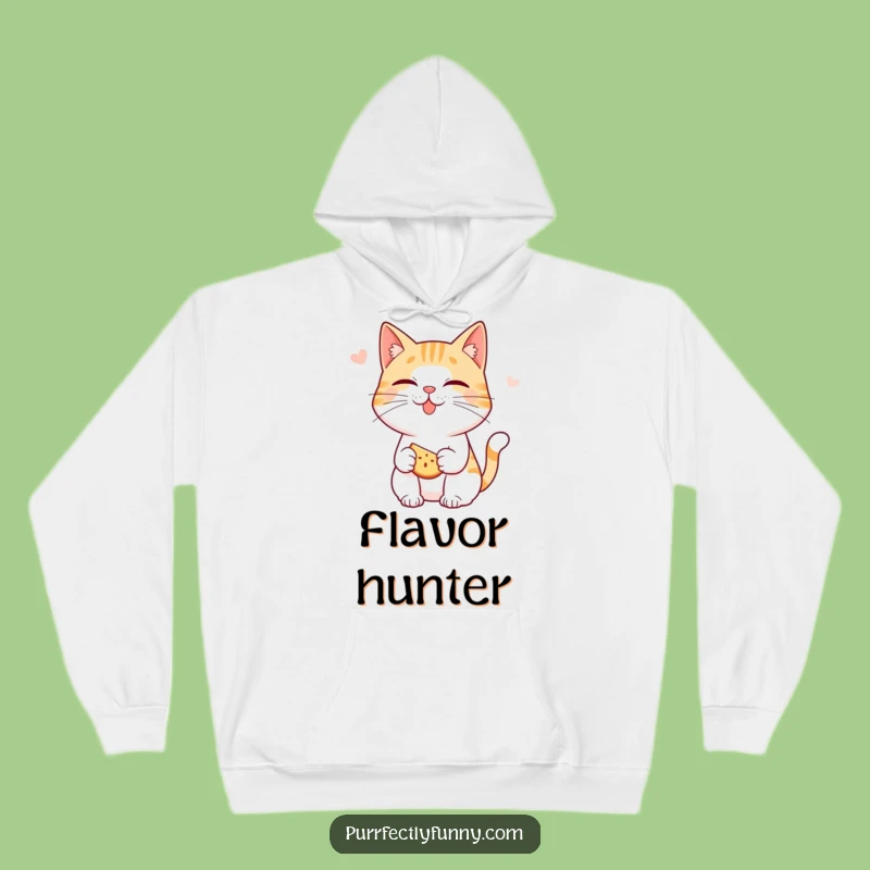 Cozy Funny Anticipation Cat Hoodie: Snack Time - Ultimate Funny Gift!