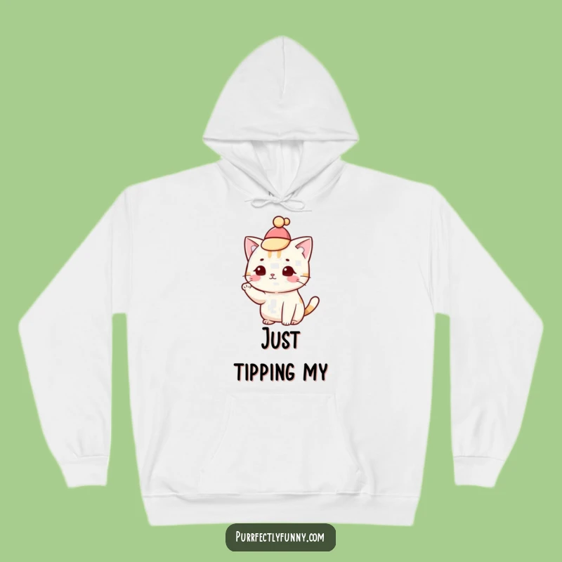 Funny Dapper Cat Hoodie: Cozy & Hilarious Gentleman Feline Wear for Chic Comfort