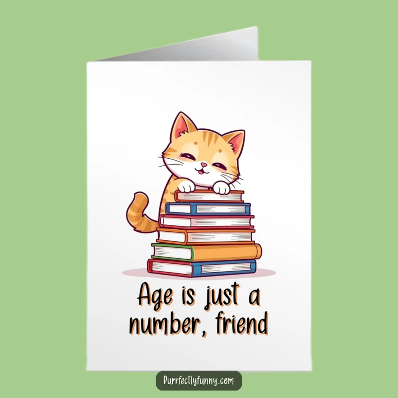 Free Printable Birthday Card: Wobbly Cat Books, Hilarious Downloadable Greeting for Learners
