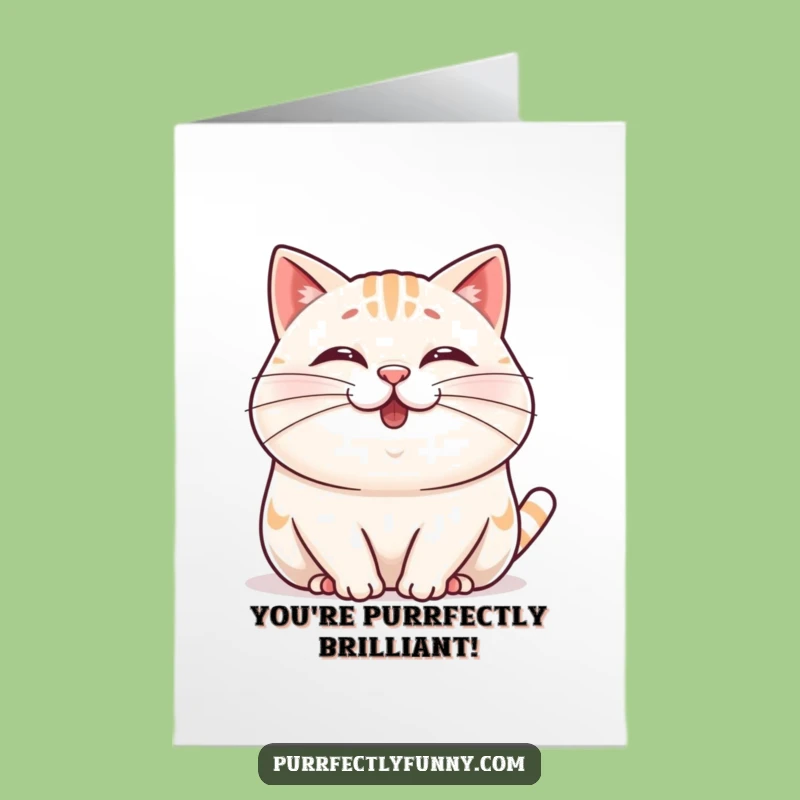 Free Printable Congrats Card: Whiskers of Joy - Celebrate Success!