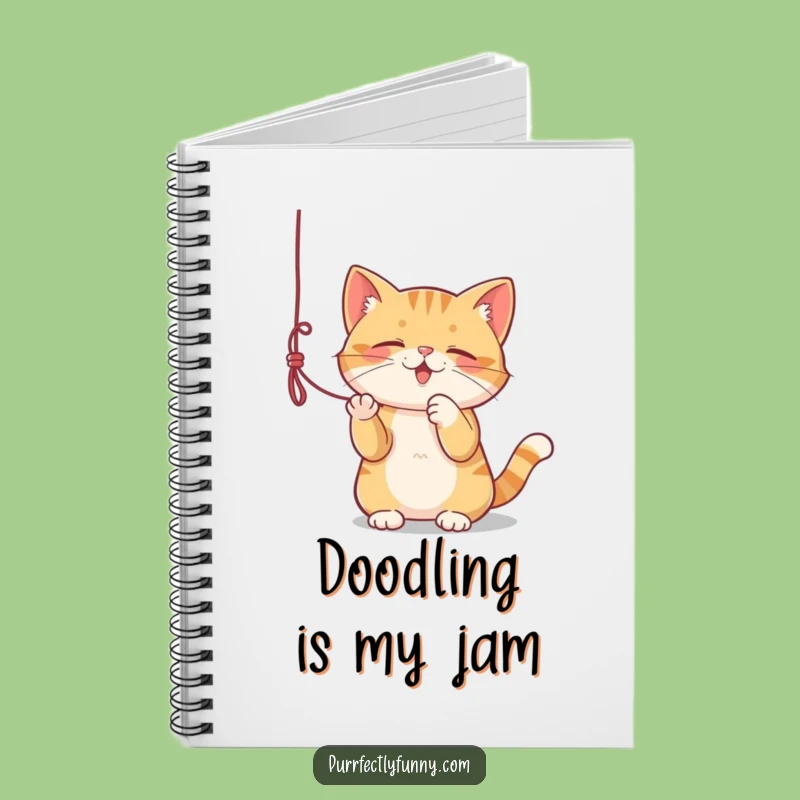 Funny Cat String Notebook: Jot Down Your Playful Ideas