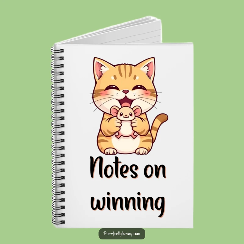 Funny Cat Hunter Notebook: Document Your Triumphs