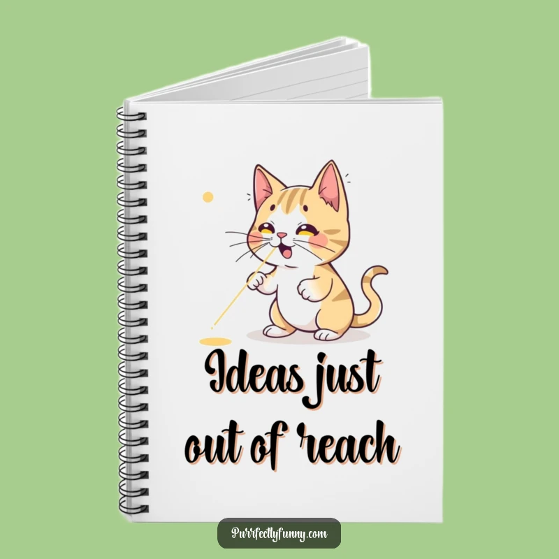 Funny Cat Laser Dot Notebook - Hilarious Ideas, Perfect Gift for Cat Lovers' Notes