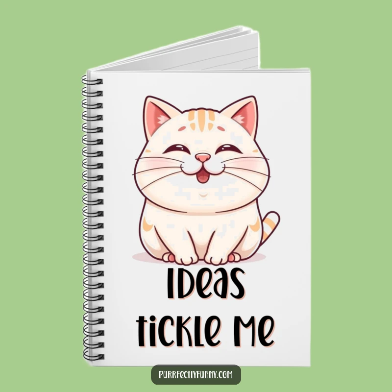 Funny Wobbly Whisker Cat Notebook: Jot Down Ideas with Quirky Charm