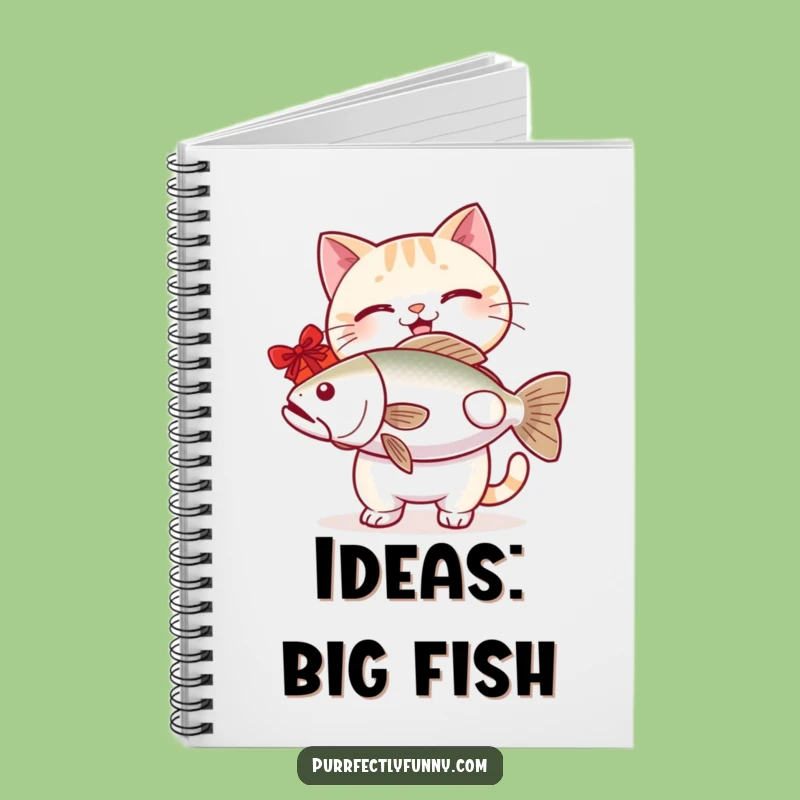 Funny Cat Fish Notebook - Hilarious Journal and Gift for Creative Minds