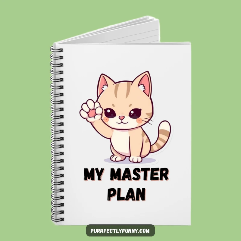 Funny Cat Stealth Notebook - Secret Ideas, Perfect Gift for Writers