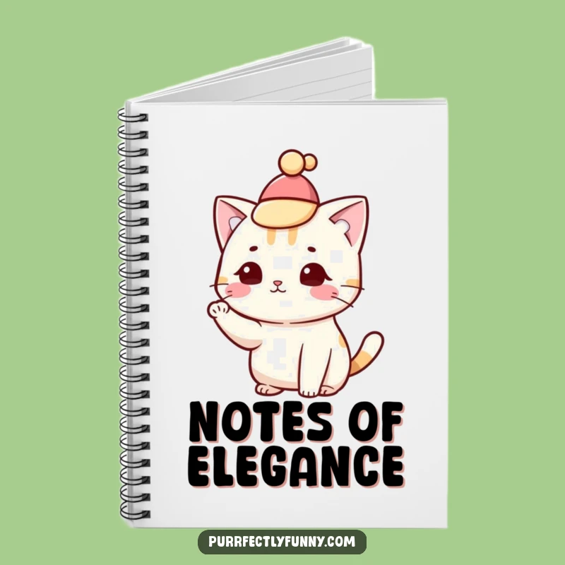 Funny Dapper Cat Notebook: Hilarious Gentleman Feline Journal for Elegant Notes