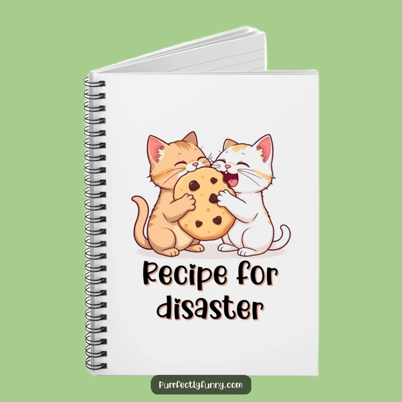 Funny Cat Cookie Sharing Notebook: Jot Down Sweet Ideas, Perfect Gift