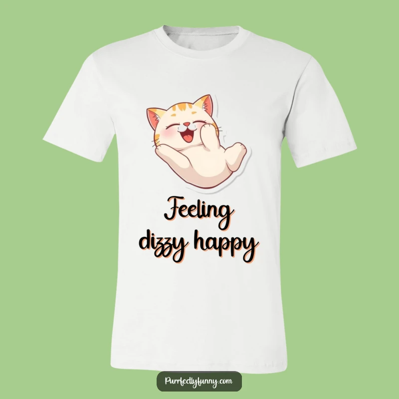 Funny Cat Tumble Tee: Wear Your Delightful Chaos