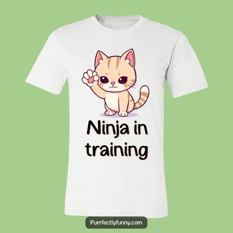Funny Cat Stealth T-Shirt - Dramatic Sneak, Perfect Gift for Playful Prowlers