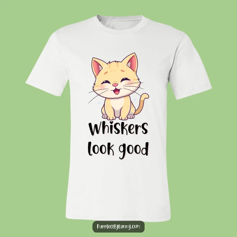 Funny Spiral Whisker Cat T-Shirt: Wear Your Joyful Spirals