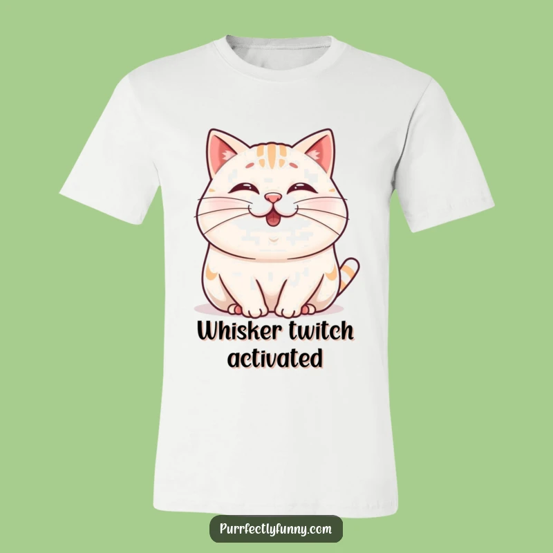 Funny Wobbly Whisker Cat T-Shirt: Wear Your Quirky Charm with Pride